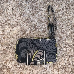 Vera Bradley wrist wallet ID holder